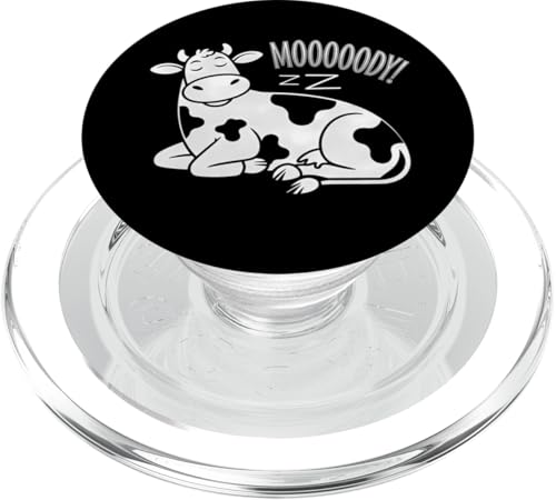 Faule Kuh Entspannte Tier-Stimmung PopSockets PopGrip für MagSafe Faule Kuh Entspannte Tier-Stimmung PopSockets PopGrip für MagSafe von Lustiges Geschenk Humor Bauernhof Sarkastisch