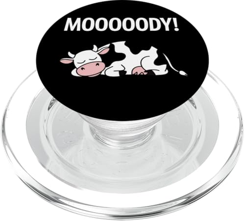 Faule Kuh Entspannte Tier-Stimmung PopSockets PopGrip für MagSafe Faule Kuh Entspannte Tier-Stimmung PopSockets PopGrip für MagSafe von Lustiges Geschenk Humor Bauernhof Sarkastisch