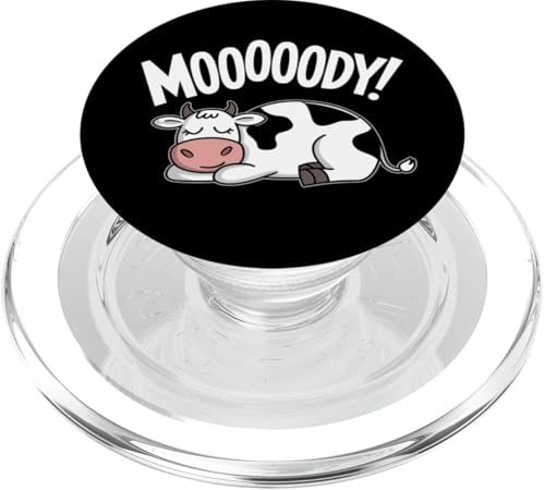 Faule Kuh Entspannte Tier-Stimmung PopSockets PopGrip für MagSafe Faule Kuh Entspannte Tier-Stimmung PopSockets PopGrip für MagSafe von Lustiges Geschenk Humor Bauernhof Sarkastisch
