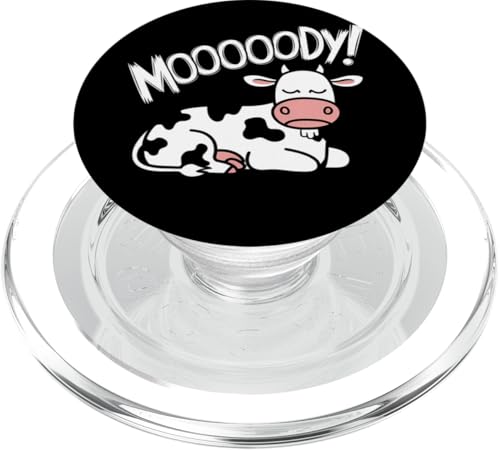 Faule Kuh Entspannte Tier-Stimmung PopSockets PopGrip für MagSafe Faule Kuh Entspannte Tier-Stimmung PopSockets PopGrip für MagSafe von Lustiges Geschenk Humor Bauernhof Sarkastisch