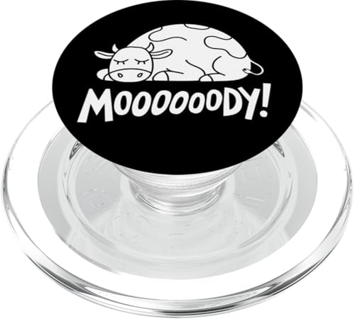 Faule Kuh Entspannte Tier-Stimmung PopSockets PopGrip für MagSafe Faule Kuh Entspannte Tier-Stimmung PopSockets PopGrip für MagSafe von Lustiges Geschenk Humor Bauernhof Sarkastisch