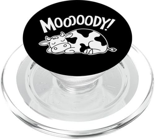 Faule Kuh Entspannte Tier-Stimmung PopSockets PopGrip für MagSafe Faule Kuh Entspannte Tier-Stimmung PopSockets PopGrip für MagSafe von Lustiges Geschenk Humor Bauernhof Sarkastisch