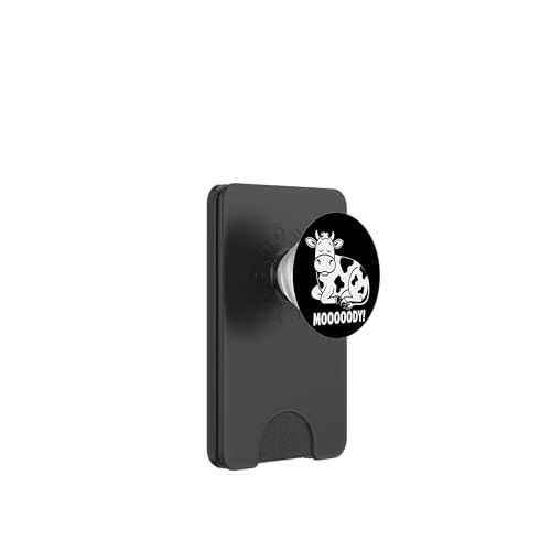 Faule Kuh Entspannte Tier-Stimmung PopSockets PopWallet für MagSafe Faule Kuh Entspannte Tier-Stimmung PopSockets PopWallet für MagSafe von Lustiges Geschenk Humor Bauernhof Sarkastisch