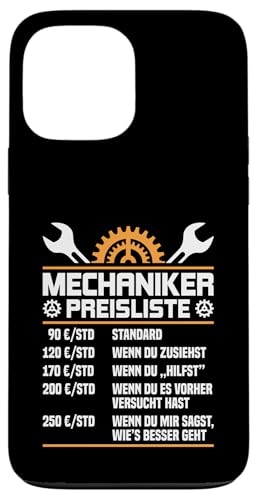 Lustiges Mechaniker Preisliste Hülle für iPhone 13 Pro Max Lustiges Mechaniker Preisliste Hülle für iPhone 13 Pro Max von Lustiges Mechaniker Stundensatz