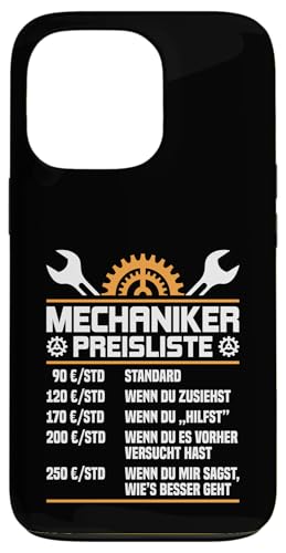 Lustiges Mechaniker Preisliste Hülle für iPhone 13 Pro Lustiges Mechaniker Preisliste Hülle für iPhone 13 Pro von Lustiges Mechaniker Stundensatz