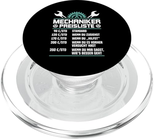 Lustiges Mechaniker Preisliste PopSockets PopGrip für MagSafe Lustiges Mechaniker Preisliste PopSockets PopGrip für MagSafe von Lustiges Mechaniker Stundensatz