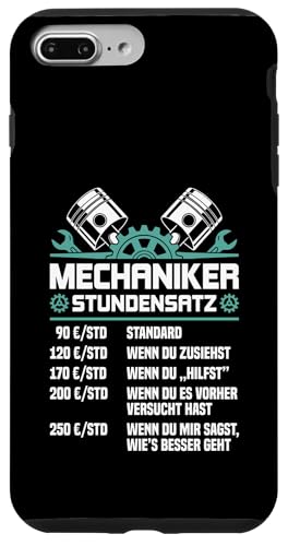 Lustiges Mechaniker Stundensätze Hülle für iPhone 7 Plus/8 Plus Lustiges Mechaniker Stundensätze Hülle für iPhone 7 Plus/8 Plus von Lustiges Mechaniker Stundensatz