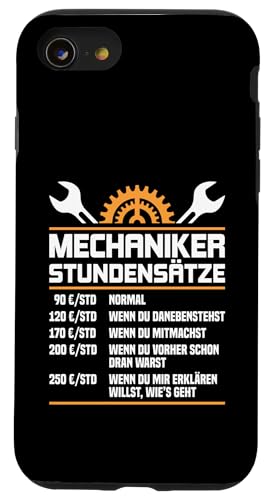 Lustiges Mechaniker Stundensätze Hülle für iPhone SE (2020) / 7 / 8 von Lustiges Mechaniker Stundensatz