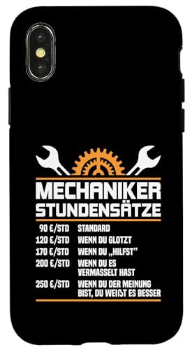 Lustiges Mechaniker Stundensätze Hülle für iPhone X/XS Lustiges Mechaniker Stundensätze Hülle für iPhone X/XS von Lustiges Mechaniker Stundensatz