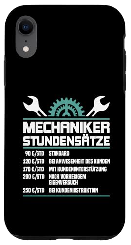 Lustiges Mechaniker Stundensätze Hülle für iPhone XR Lustiges Mechaniker Stundensätze Hülle für iPhone XR von Lustiges Mechaniker Stundensatz