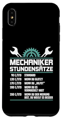 Lustiges Mechaniker Stundensätze Hülle für iPhone XS Max Lustiges Mechaniker Stundensätze Hülle für iPhone XS Max von Lustiges Mechaniker Stundensatz