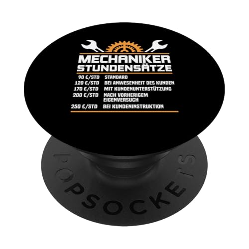 Lustiges Mechaniker Stundensätze PopSockets Klebender PopGrip Lustiges Mechaniker Stundensätze PopSockets Klebender PopGrip von Lustiges Mechaniker Stundensatz