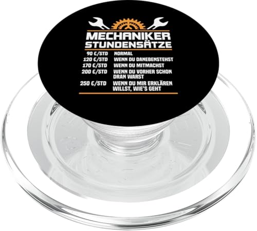 Lustiges Mechaniker Stundensätze PopSockets PopGrip für MagSafe Lustiges Mechaniker Stundensätze PopSockets PopGrip für MagSafe von Lustiges Mechaniker Stundensatz