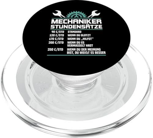 Lustiges Mechaniker Stundensätze PopSockets PopGrip für MagSafe Lustiges Mechaniker Stundensätze PopSockets PopGrip für MagSafe von Lustiges Mechaniker Stundensatz