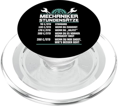 Lustiges Mechaniker Stundensätze PopSockets PopGrip für MagSafe Lustiges Mechaniker Stundensätze PopSockets PopGrip für MagSafe von Lustiges Mechaniker Stundensatz