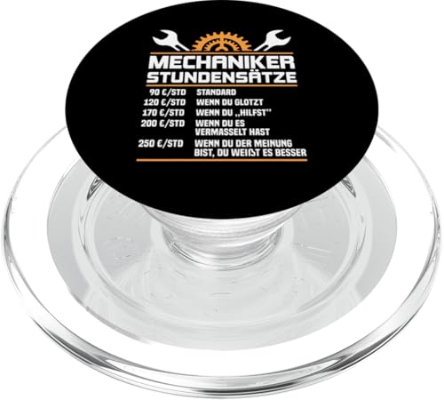 Lustiges Mechaniker Stundensätze PopSockets PopGrip für MagSafe Lustiges Mechaniker Stundensätze PopSockets PopGrip für MagSafe von Lustiges Mechaniker Stundensatz