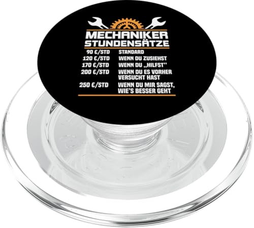 Lustiges Mechaniker Stundensätze PopSockets PopGrip für MagSafe Lustiges Mechaniker Stundensätze PopSockets PopGrip für MagSafe von Lustiges Mechaniker Stundensatz