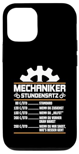 Lustiges Mechaniker Stundensatz Hülle für iPhone 12/12 Pro Lustiges Mechaniker Stundensatz Hülle für iPhone 12/12 Pro von Lustiges Mechaniker Stundensatz
