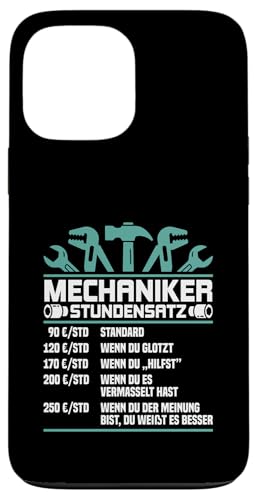 Lustiges Mechaniker Stundensatz Hülle für iPhone 13 Pro Max Lustiges Mechaniker Stundensatz Hülle für iPhone 13 Pro Max von Lustiges Mechaniker Stundensatz