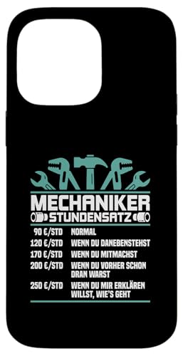Lustiges Mechaniker Stundensatz Hülle für iPhone 14 Pro Max Lustiges Mechaniker Stundensatz Hülle für iPhone 14 Pro Max von Lustiges Mechaniker Stundensatz