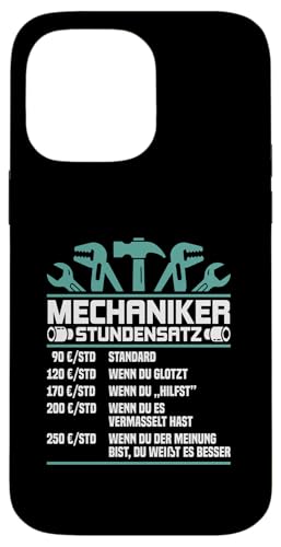 Lustiges Mechaniker Stundensatz Hülle für iPhone 14 Pro Max Lustiges Mechaniker Stundensatz Hülle für iPhone 14 Pro Max von Lustiges Mechaniker Stundensatz