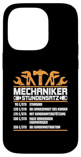 Lustiges Mechaniker Stundensatz Hülle für iPhone 14 Pro von Lustiges Mechaniker Stundensatz