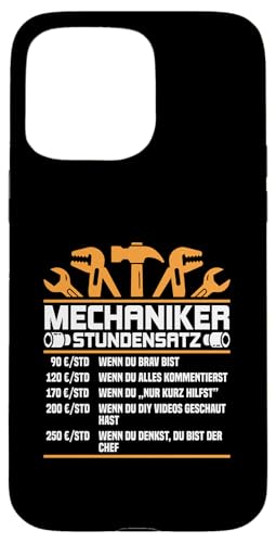 Lustiges Mechaniker Stundensatz Hülle für iPhone 15 Pro Max Lustiges Mechaniker Stundensatz Hülle für iPhone 15 Pro Max von Lustiges Mechaniker Stundensatz