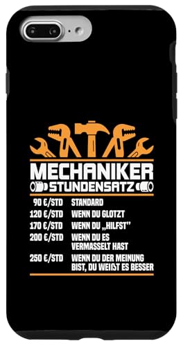 Lustiges Mechaniker Stundensatz Hülle für iPhone 7 Plus/8 Plus Lustiges Mechaniker Stundensatz Hülle für iPhone 7 Plus/8 Plus von Lustiges Mechaniker Stundensatz