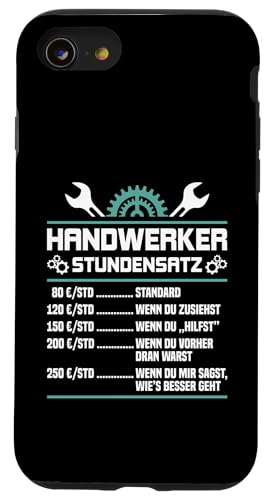 Lustiges Mechaniker Stundensatz Hülle für iPhone SE (2020) / 7 / 8 von Lustiges Mechaniker Stundensatz