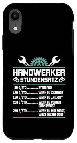 Lustiges Mechaniker Stundensatz Hülle für iPhone XR Lustiges Mechaniker Stundensatz Hülle für iPhone XR von Lustiges Mechaniker Stundensatz