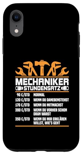 Lustiges Mechaniker Stundensatz Hülle für iPhone XR Lustiges Mechaniker Stundensatz Hülle für iPhone XR von Lustiges Mechaniker Stundensatz