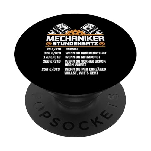 Lustiges Mechaniker Stundensatz PopSockets Klebender PopGrip Lustiges Mechaniker Stundensatz PopSockets Klebender PopGrip von Lustiges Mechaniker Stundensatz