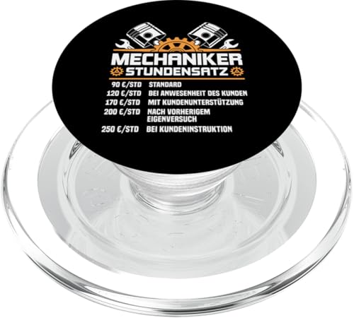 Lustiges Mechaniker Stundensatz PopSockets PopGrip für MagSafe Lustiges Mechaniker Stundensatz PopSockets PopGrip für MagSafe von Lustiges Mechaniker Stundensatz
