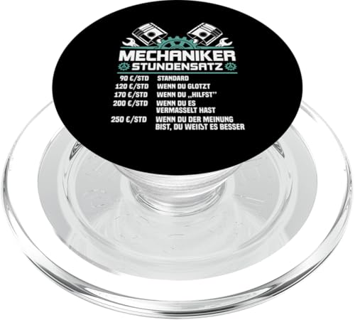 Lustiges Mechaniker Stundensatz PopSockets PopGrip für MagSafe Lustiges Mechaniker Stundensatz PopSockets PopGrip für MagSafe von Lustiges Mechaniker Stundensatz