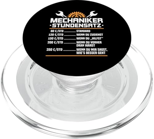 Lustiges Mechaniker Stundensatz PopSockets PopGrip für MagSafe Lustiges Mechaniker Stundensatz PopSockets PopGrip für MagSafe von Lustiges Mechaniker Stundensatz