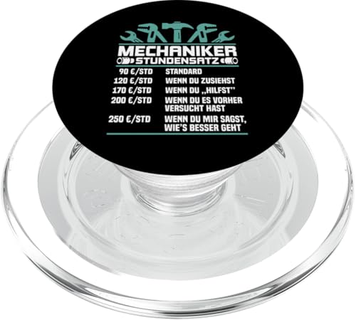 Lustiges Mechaniker Stundensatz PopSockets PopGrip für MagSafe Lustiges Mechaniker Stundensatz PopSockets PopGrip für MagSafe von Lustiges Mechaniker Stundensatz