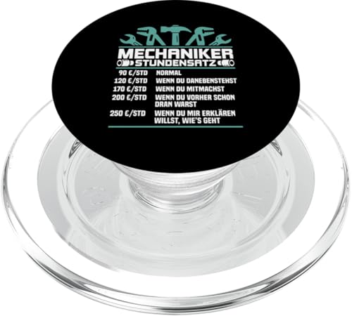 Lustiges Mechaniker Stundensatz PopSockets PopGrip für MagSafe Lustiges Mechaniker Stundensatz PopSockets PopGrip für MagSafe von Lustiges Mechaniker Stundensatz