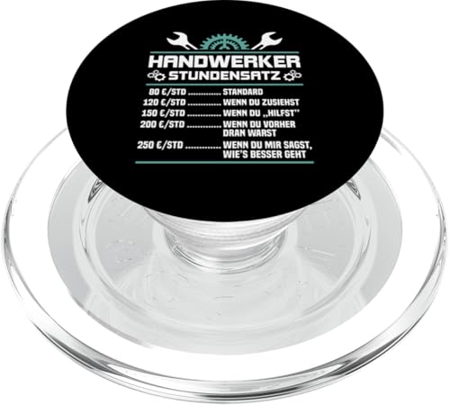 Lustiges Mechaniker Stundensatz PopSockets PopGrip für MagSafe Lustiges Mechaniker Stundensatz PopSockets PopGrip für MagSafe von Lustiges Mechaniker Stundensatz