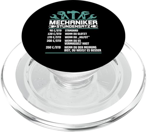 Lustiges Mechaniker Stundensatz PopSockets PopGrip für MagSafe Lustiges Mechaniker Stundensatz PopSockets PopGrip für MagSafe von Lustiges Mechaniker Stundensatz