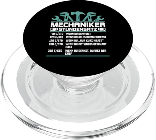 Lustiges Mechaniker Stundensatz PopSockets PopGrip für MagSafe Lustiges Mechaniker Stundensatz PopSockets PopGrip für MagSafe von Lustiges Mechaniker Stundensatz