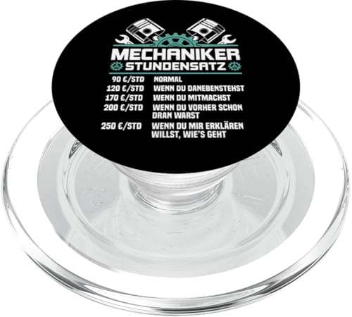 Lustiges Mechaniker Stundensatz PopSockets PopGrip für MagSafe Lustiges Mechaniker Stundensatz PopSockets PopGrip für MagSafe von Lustiges Mechaniker Stundensatz