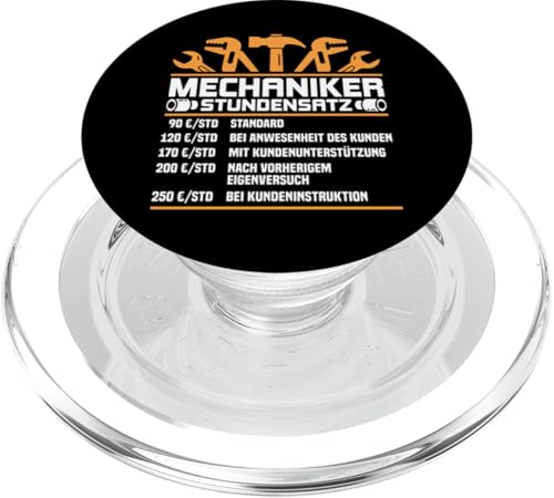 Lustiges Mechaniker Stundensatz PopSockets PopGrip für MagSafe Lustiges Mechaniker Stundensatz PopSockets PopGrip für MagSafe von Lustiges Mechaniker Stundensatz