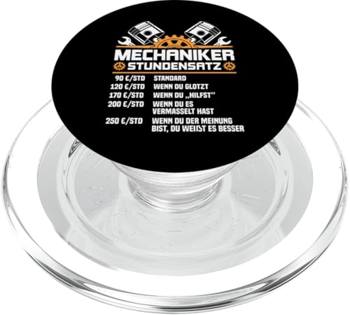 Lustiges Mechaniker Stundensatz PopSockets PopGrip für MagSafe Lustiges Mechaniker Stundensatz PopSockets PopGrip für MagSafe von Lustiges Mechaniker Stundensatz
