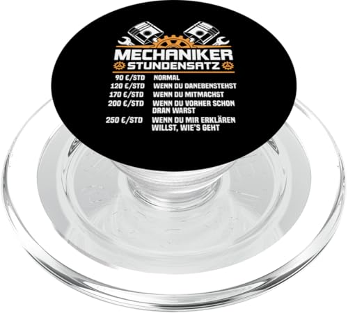 Lustiges Mechaniker Stundensatz PopSockets PopGrip für MagSafe Lustiges Mechaniker Stundensatz PopSockets PopGrip für MagSafe von Lustiges Mechaniker Stundensatz