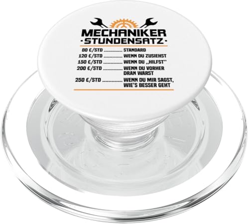 Lustiges Mechaniker Stundensatz PopSockets PopGrip für MagSafe Lustiges Mechaniker Stundensatz PopSockets PopGrip für MagSafe von Lustiges Mechaniker Stundensatz
