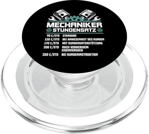 Lustiges Mechaniker Stundensatz PopSockets PopGrip für MagSafe Lustiges Mechaniker Stundensatz PopSockets PopGrip für MagSafe von Lustiges Mechaniker Stundensatz