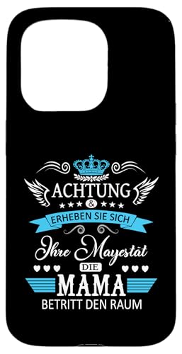 Achtung ihre Mayestät die Mama Spruch Geburtstag Muttertags Hülle für iPhone 15 Pro Achtung ihre Mayestät die Mama Spruch Geburtstag Muttertags Hülle für iPhone 15 Pro von Lustiges Muttertagsgeschenk für Mama Mutter Damen