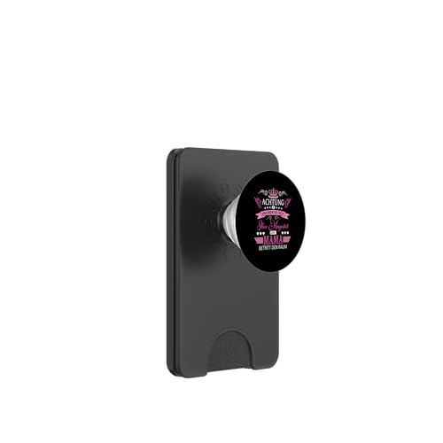 Achtung ihre Mayestät die Mama Spruch Geburtstag Muttertags PopSockets PopWallet für MagSafe von Lustiges Muttertagsgeschenk für Mama Mutter Damen