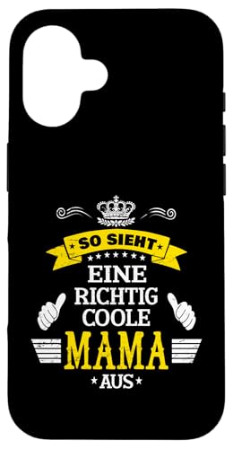 Beste Mama So sieht eine richtig coole Mama aus Muttertags Hülle für iPhone 16 Beste Mama So sieht eine richtig coole Mama aus Muttertags Hülle für iPhone 16 von Lustiges Muttertagsgeschenk für Mama Mutter Damen