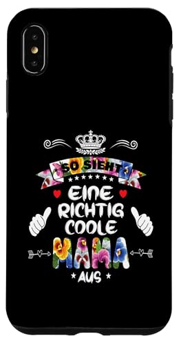 Beste Mama So sieht eine richtig coole Mama aus Muttertags Hülle für iPhone XS Max Beste Mama So sieht eine richtig coole Mama aus Muttertags Hülle für iPhone XS Max von Lustiges Muttertagsgeschenk für Mama Mutter Damen